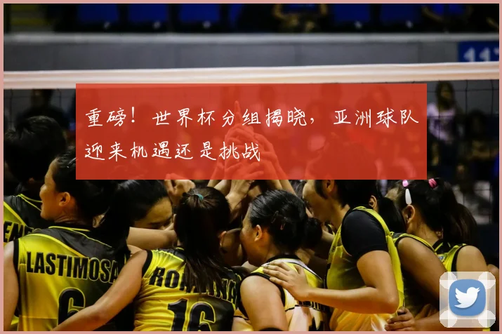 重磅！世界杯分组揭晓，亚洲球队迎来机遇还是挑战